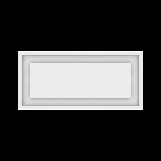 7x16 ceiling vent cover, top view