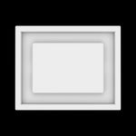 7x9 ceiling vent cover, top view