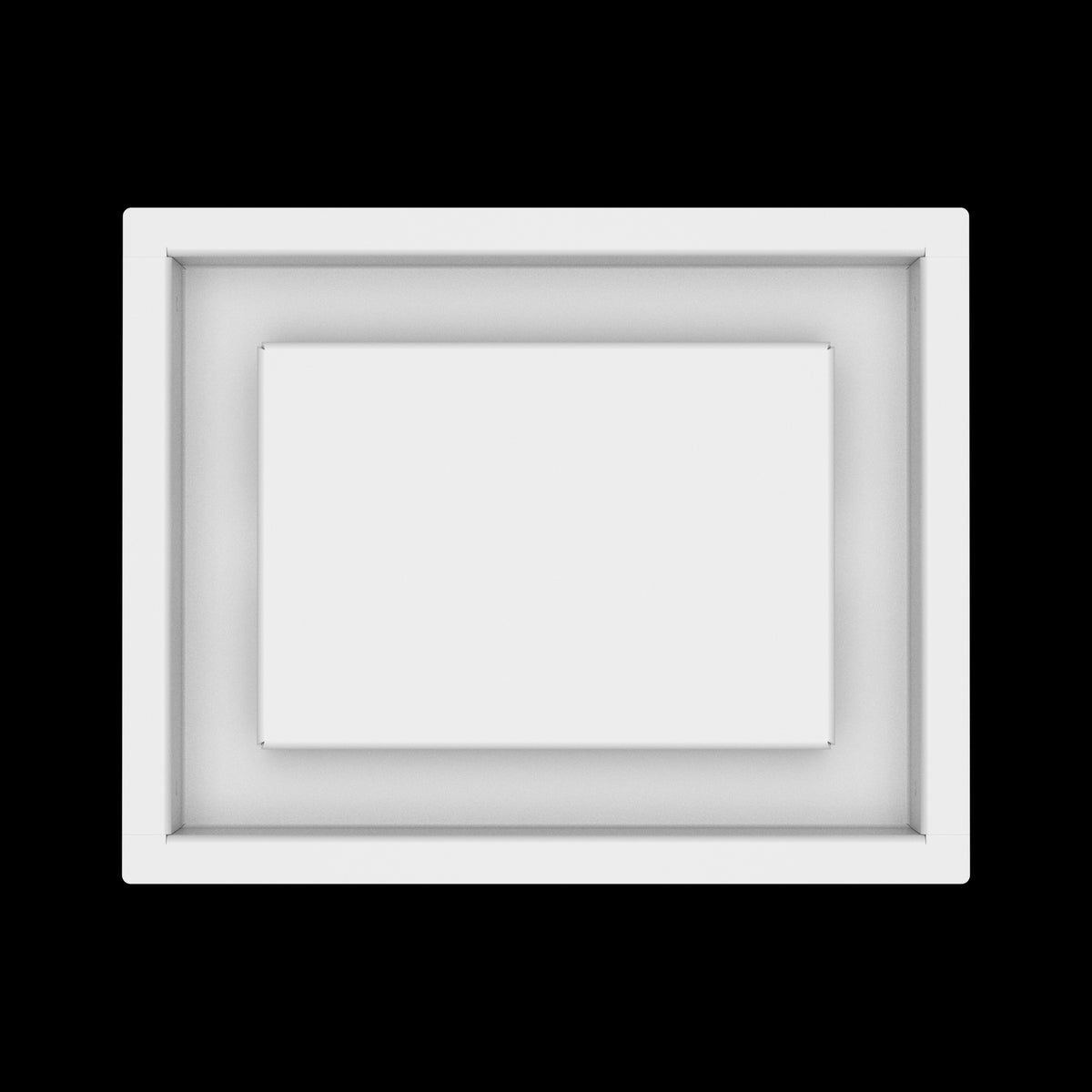 7x9 ceiling vent cover, top view