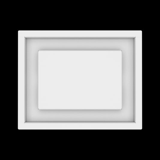 7x9 ceiling vent cover, top view