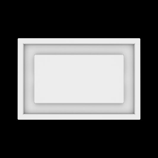 7x11 ceiling vent cover, top view