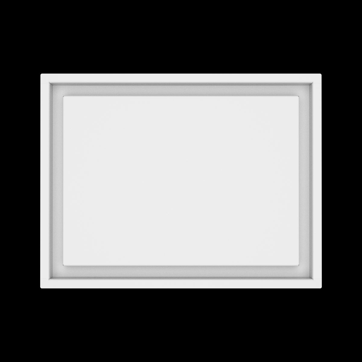 12x16 wall vent cover, top view