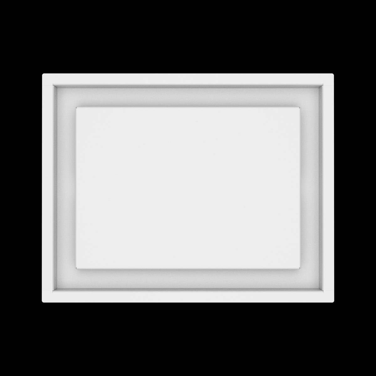 10x13 ceiling vent cover, top view