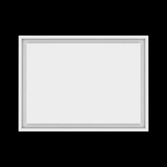 16x22 wall vent cover, top view