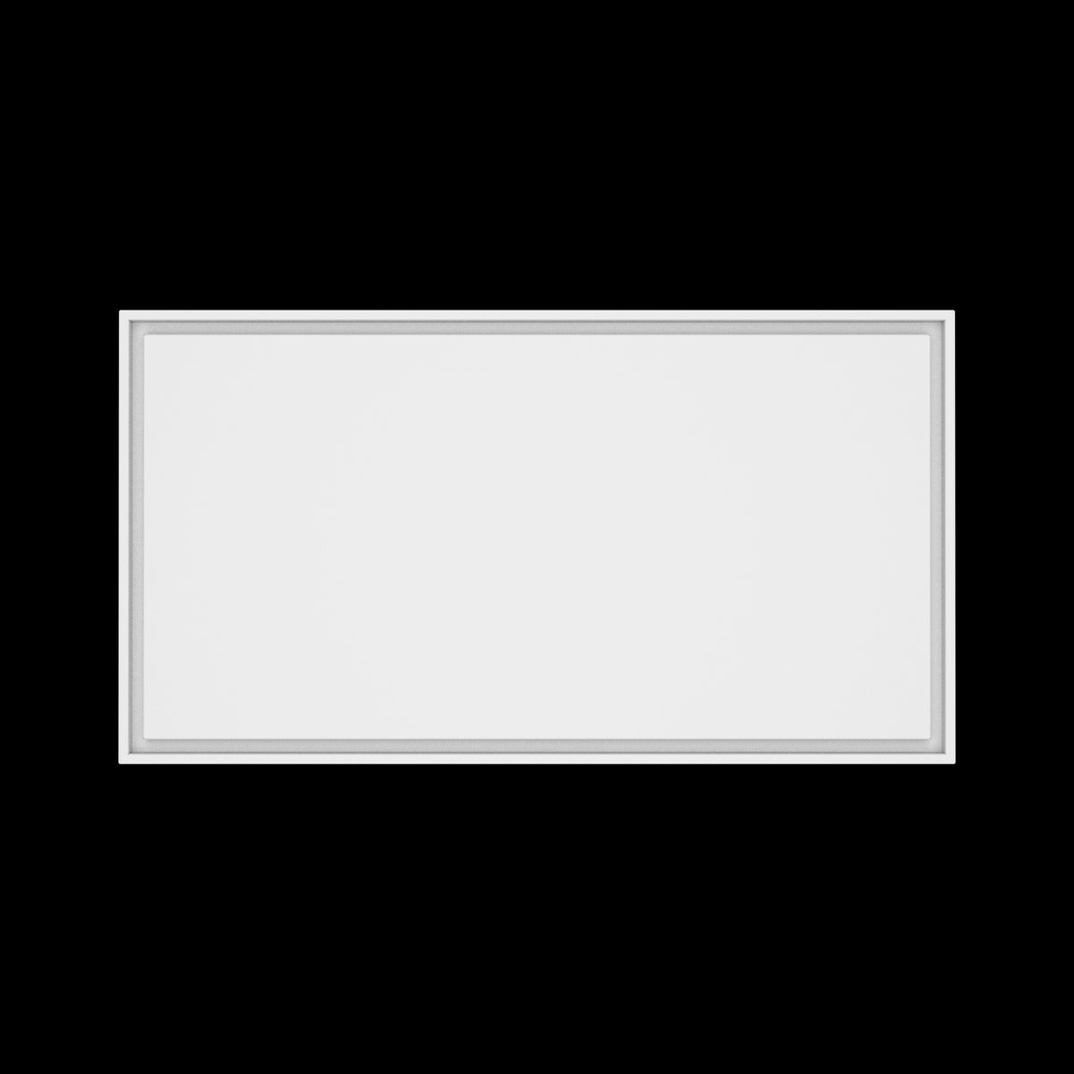 24x45 wall vent cover, top view