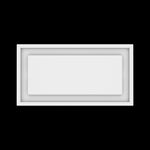 8x16 ceiling vent cover, top view