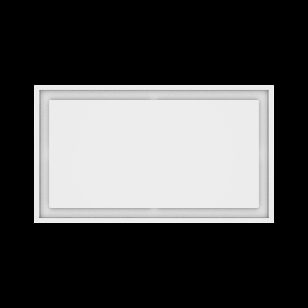 14x25 ceiling vent cover, top view