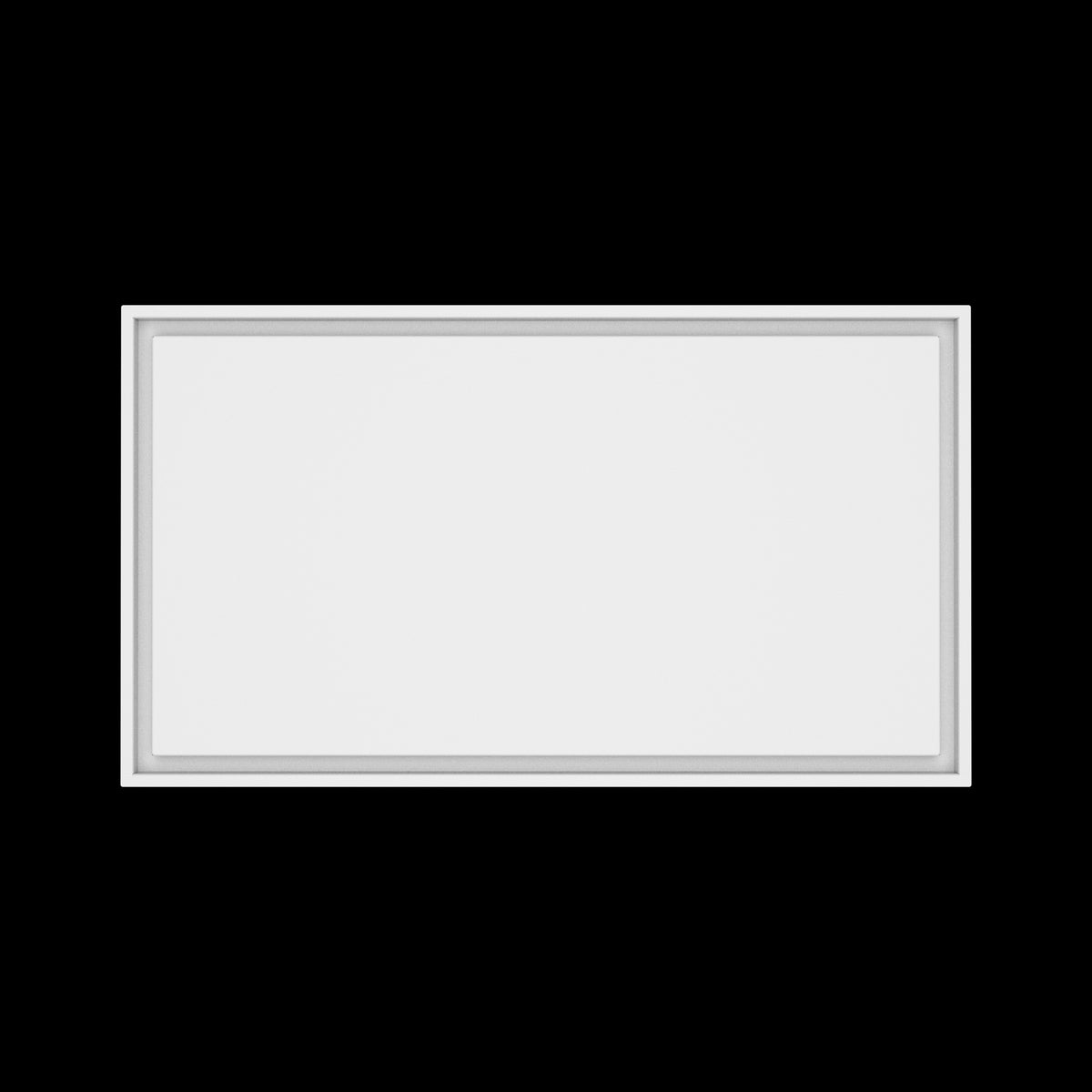 20x36 wall vent cover, top view
