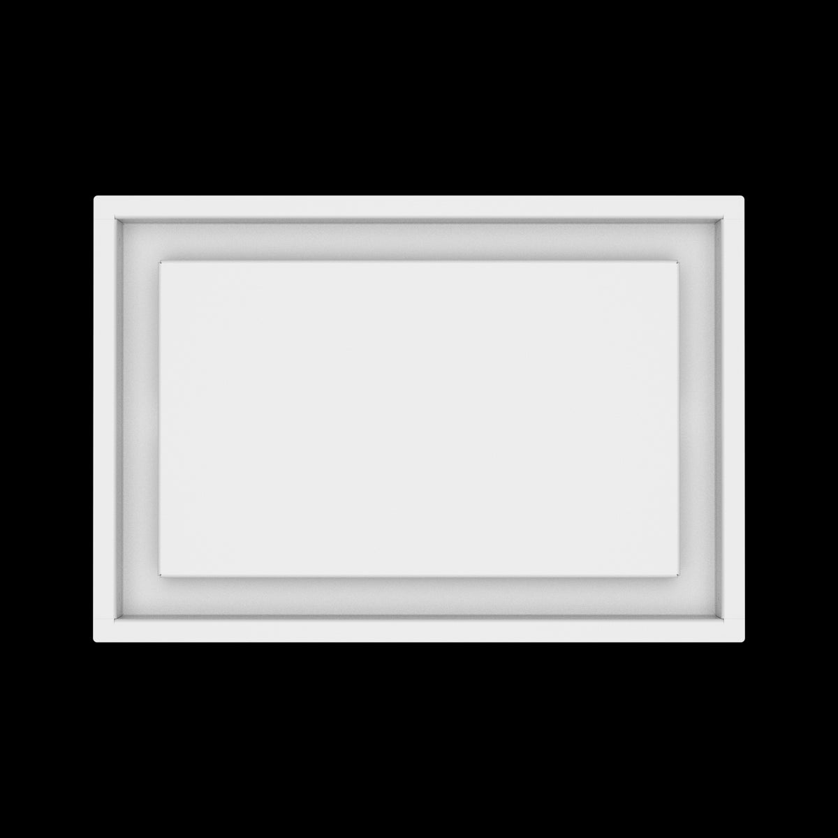 10x15 ceiling vent cover, top view
