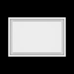 12x18 wall vent cover, top view
