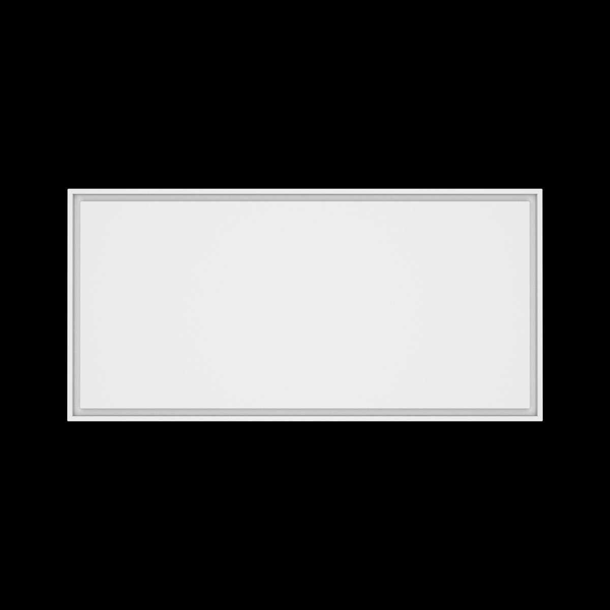 24x50 wall vent cover, top view