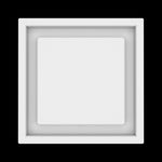 8x8 wall vent cover, top view
