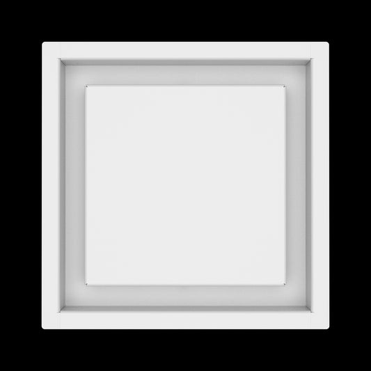 8x8 wall vent cover, top view