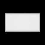 24x47 wall vent cover, top view