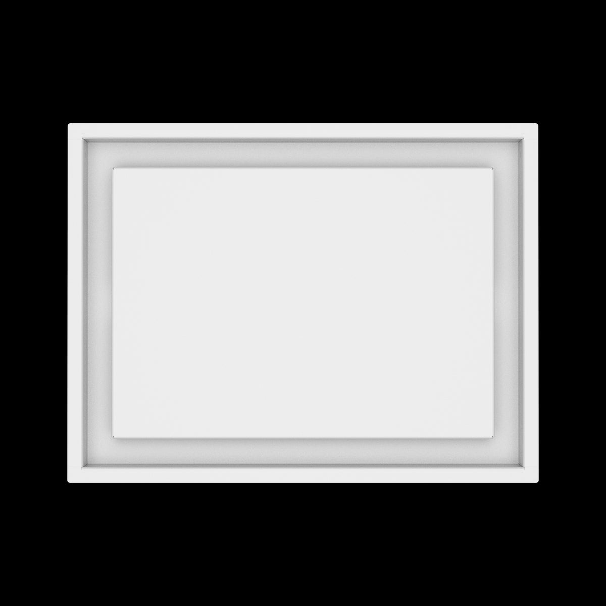 12x16 ceiling vent cover, top view