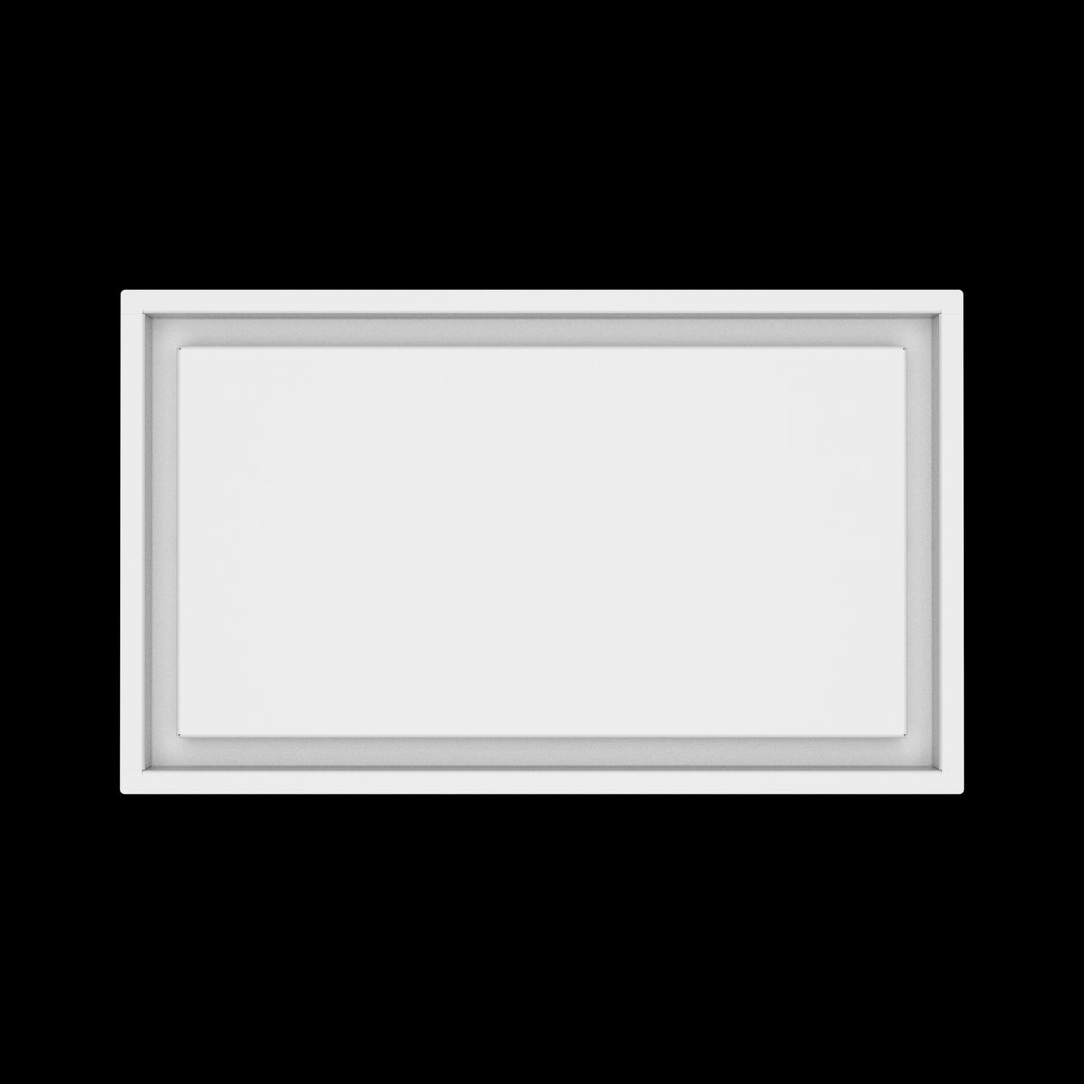 11x19 wall vent cover, top view