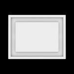9x12 ceiling vent cover, top view
