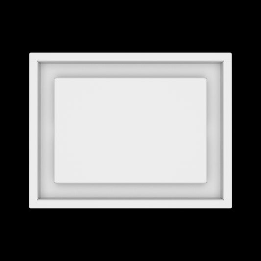 9x12 ceiling vent cover, top view