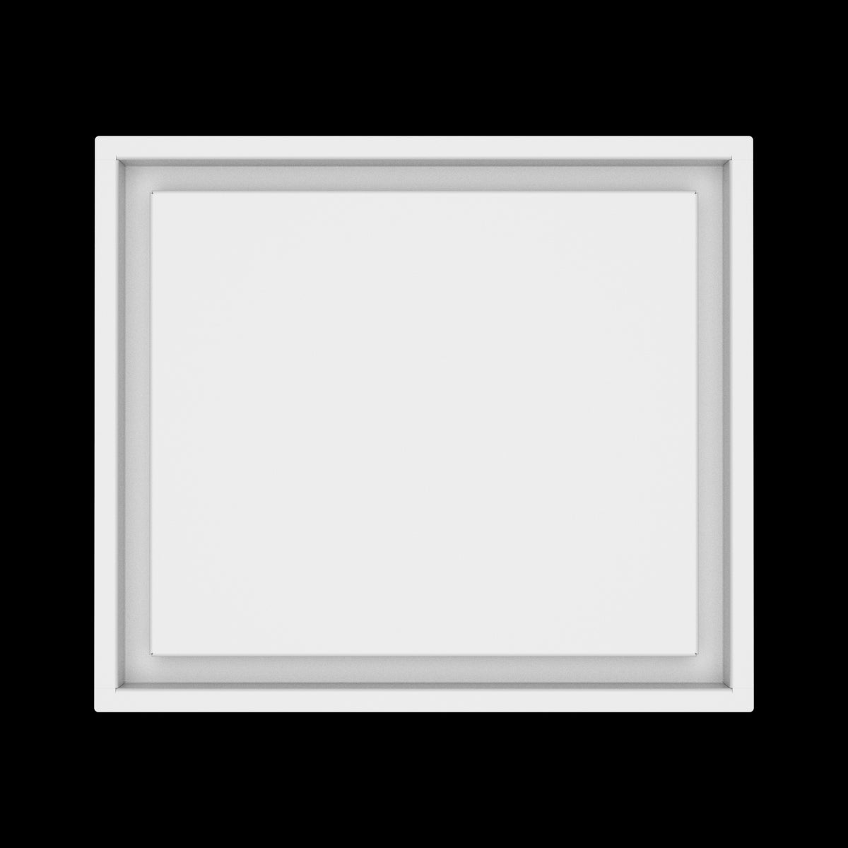 13x15 wall vent cover, top view