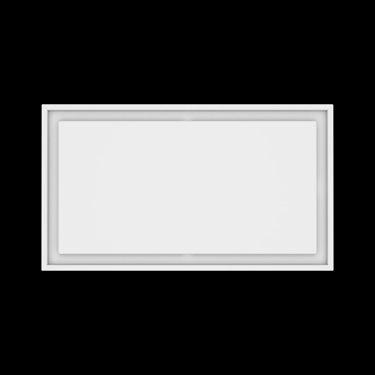 15x27 ceiling vent cover, top view