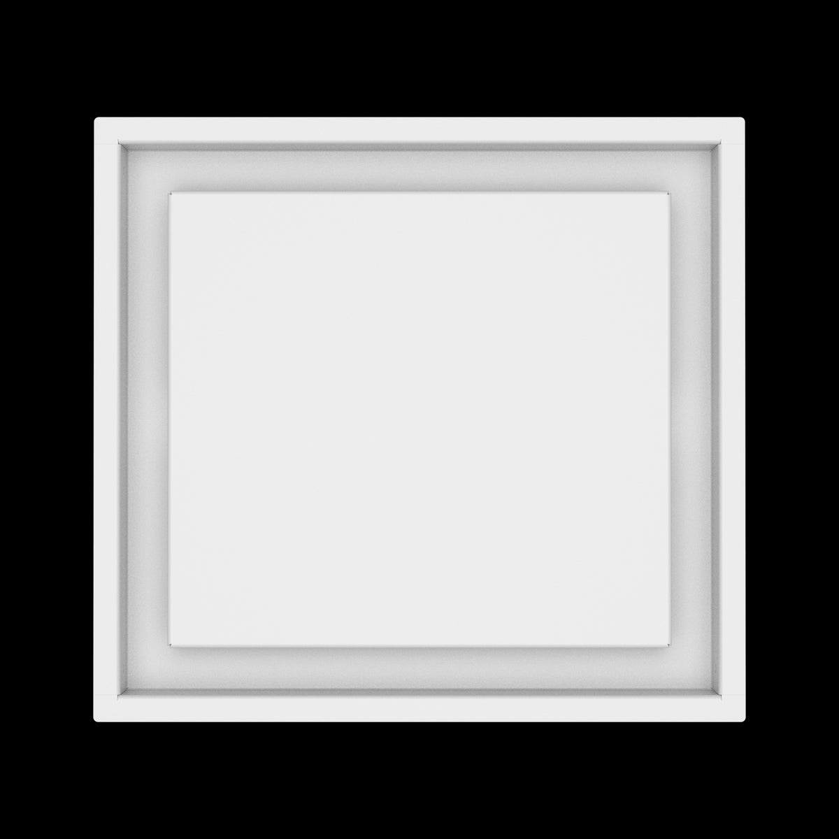 12x13 ceiling vent cover, top view