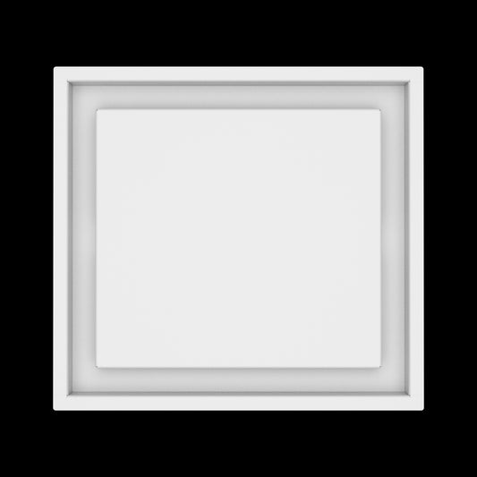 12x13 ceiling vent cover, top view