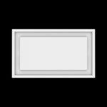 9x16 ceiling vent cover, top view