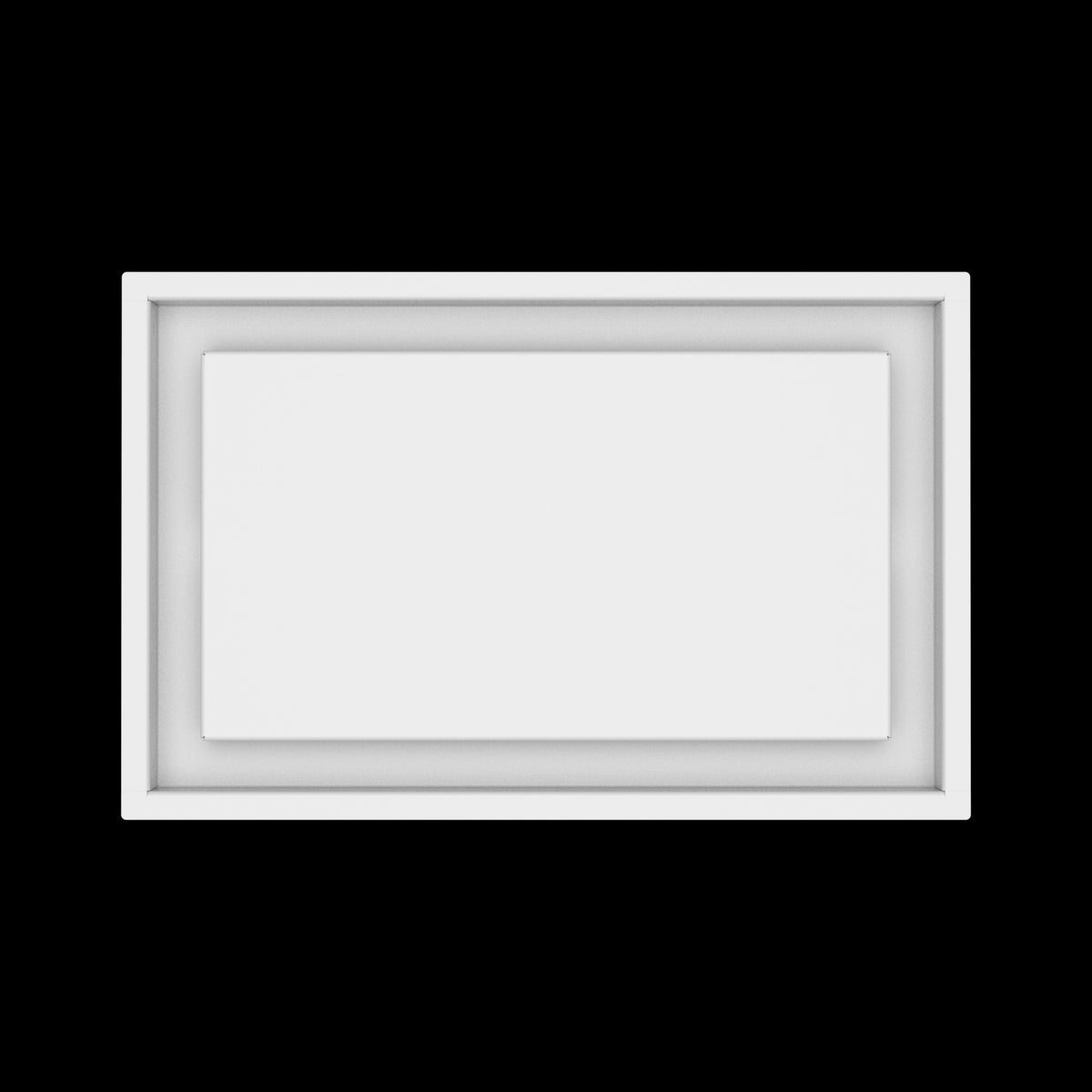 10x16 ceiling vent cover, top view