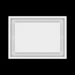 10x14 ceiling vent cover, top view