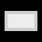 10x17 ceiling vent cover, top view