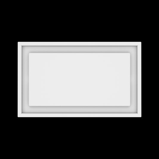 10x17 ceiling vent cover, top view