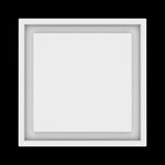 11x11 wall vent cover, top view