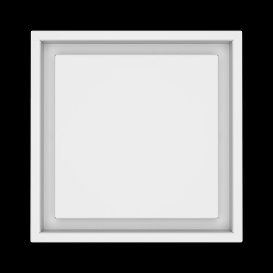 11x11 wall vent cover, top view