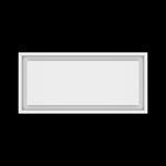 9x20 wall vent cover, top view