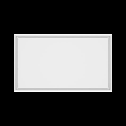 19x33 wall vent cover, top view