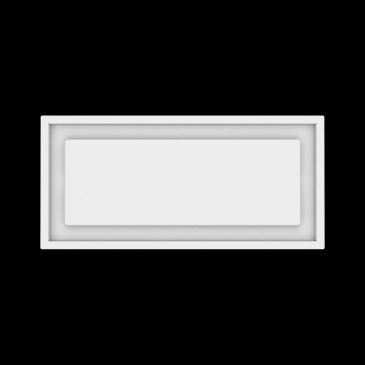 8x18 ceiling vent cover, top view