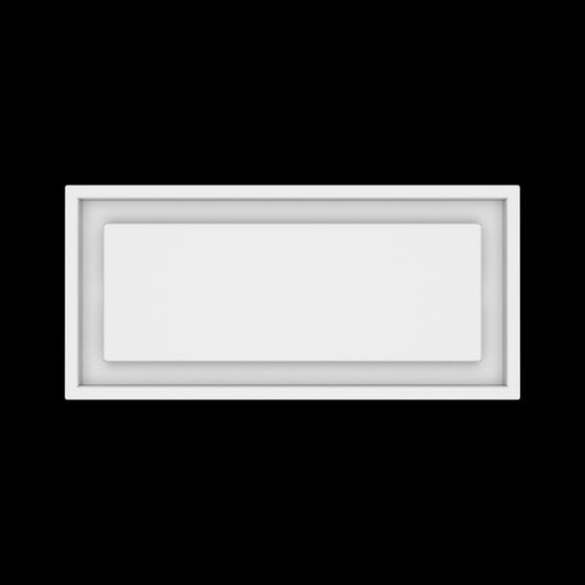 8x18 ceiling vent cover, top view