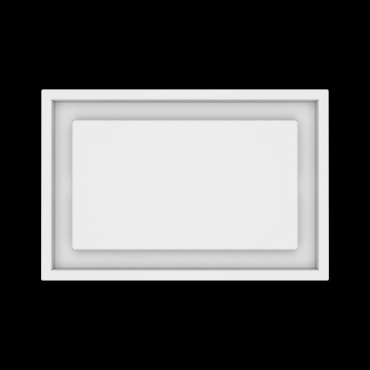 9x14 ceiling vent cover, top view