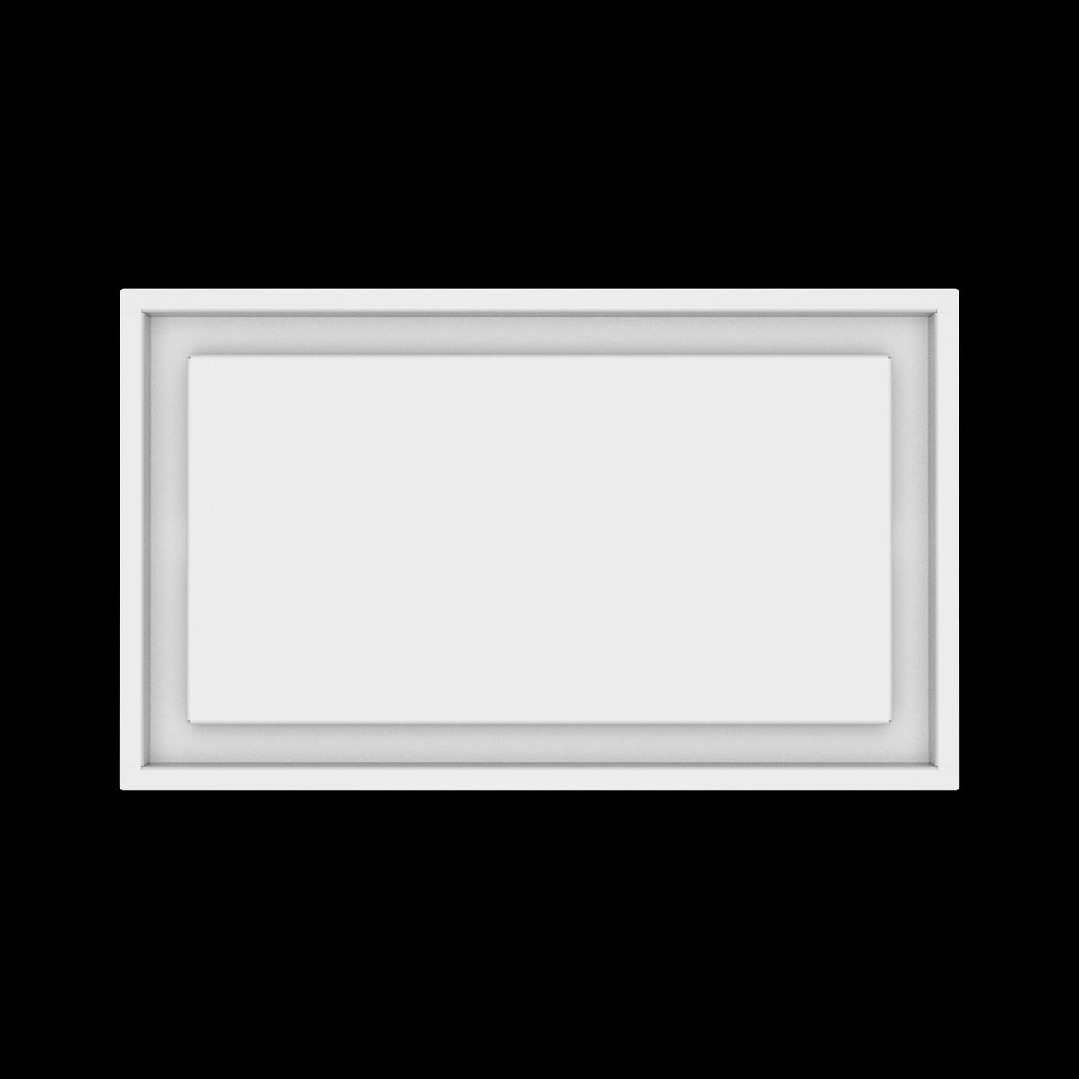 11x19 ceiling vent cover, top view
