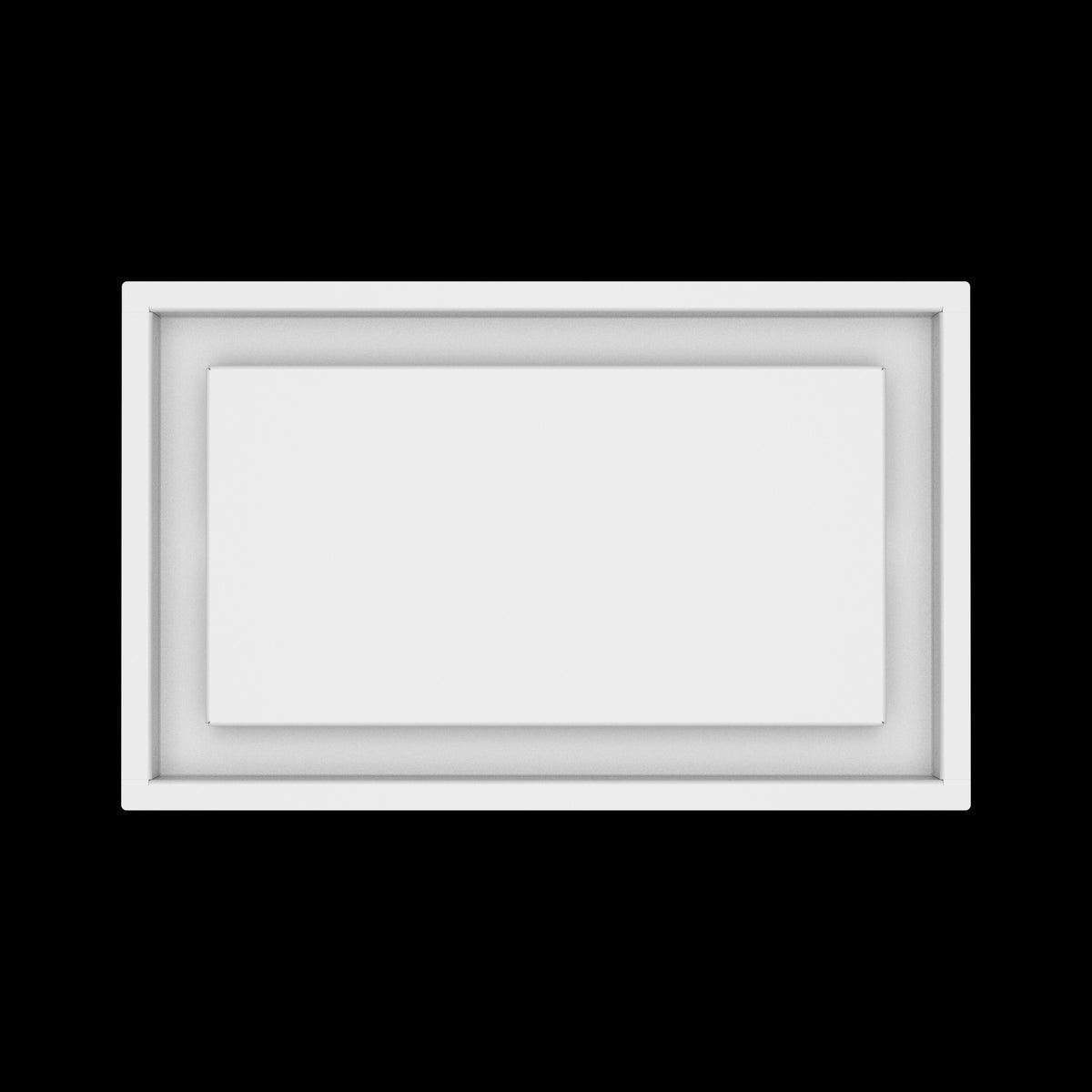 9x15 ceiling vent cover, top view