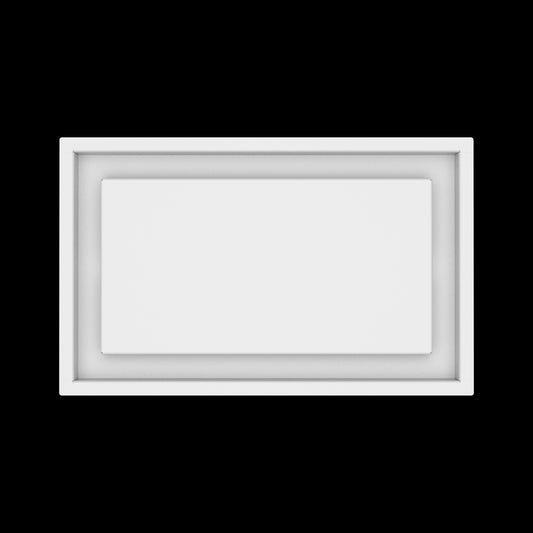 9x15 ceiling vent cover, top view