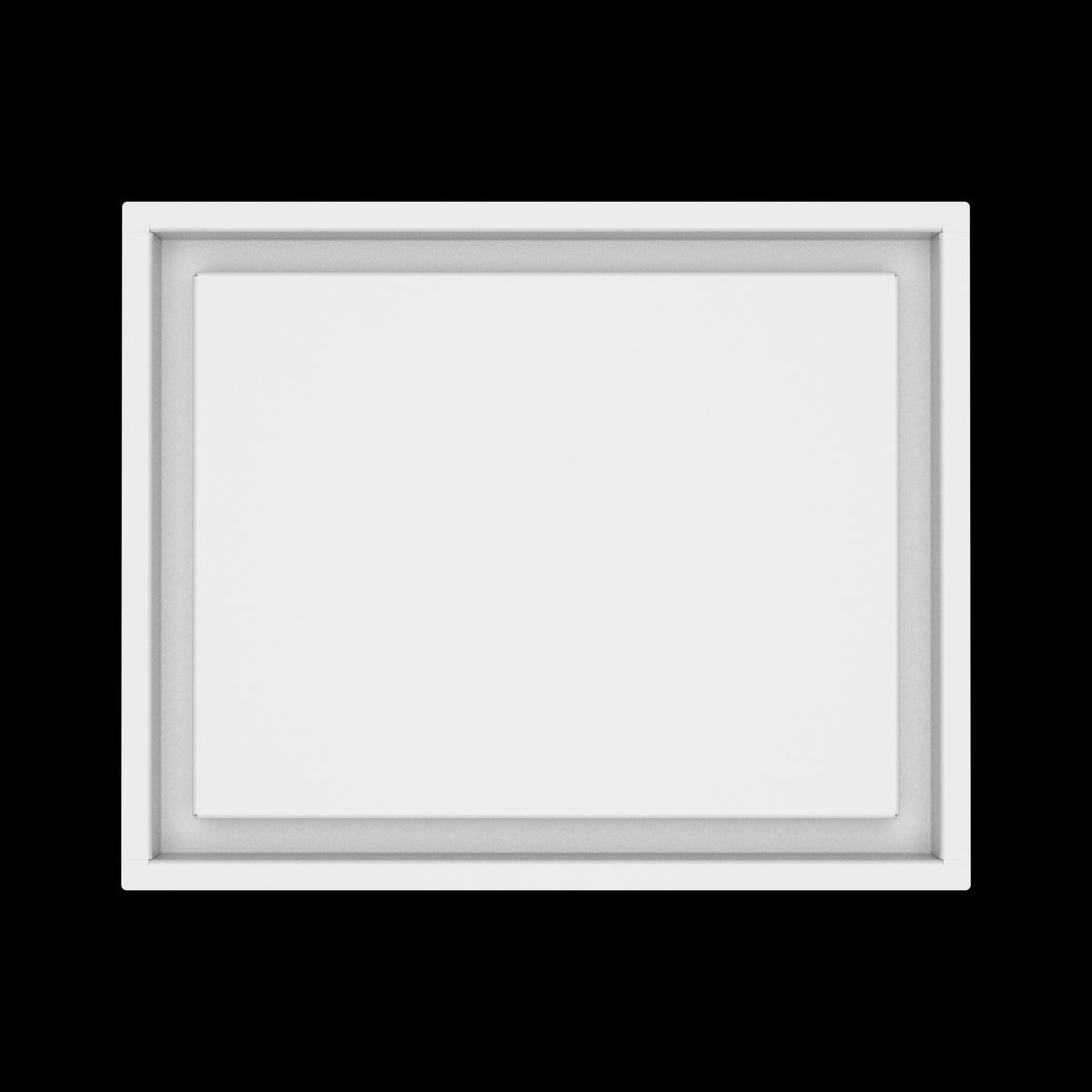 12x15 wall vent cover, top view