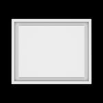 12x15 wall vent cover, top view