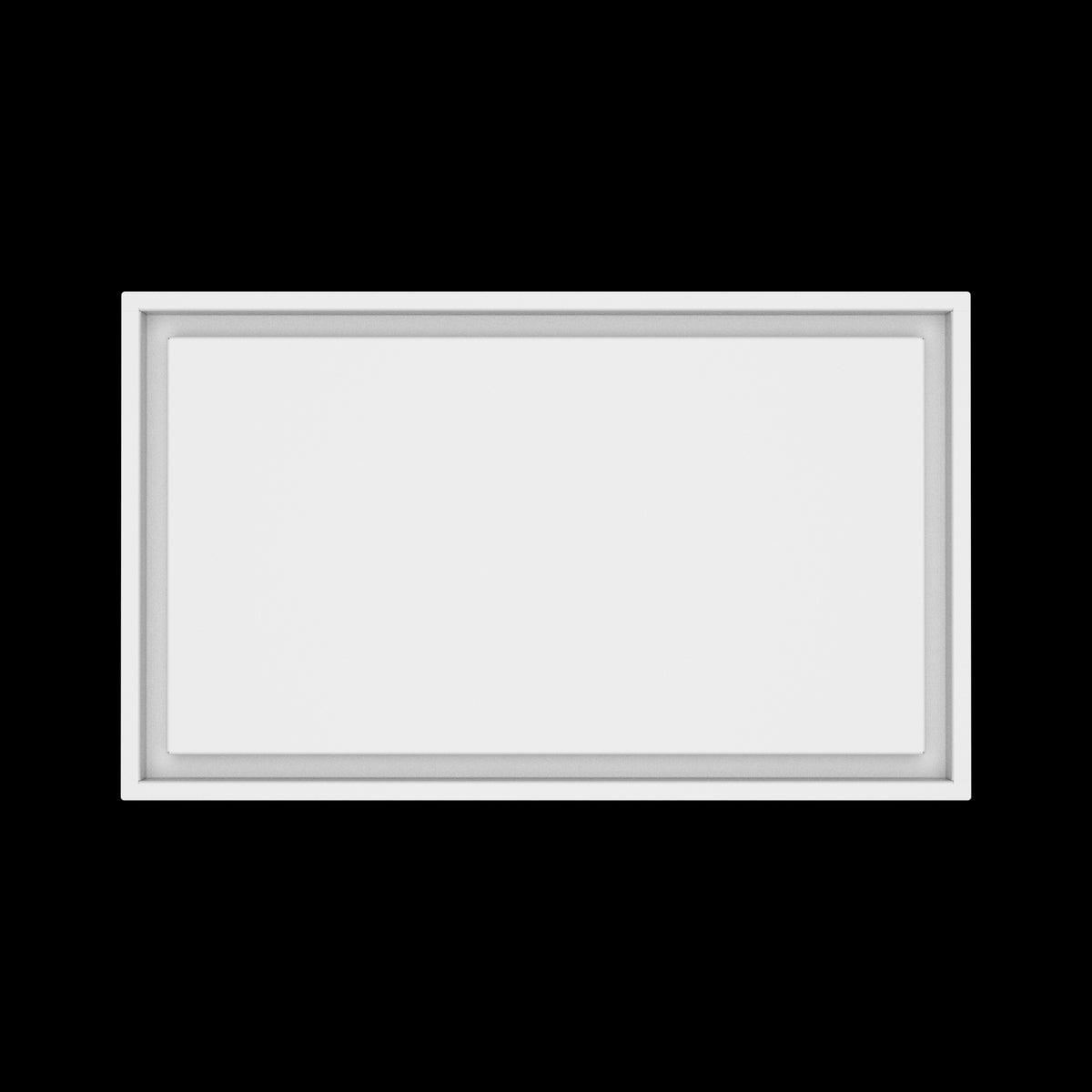 14x24 wall vent cover, top view
