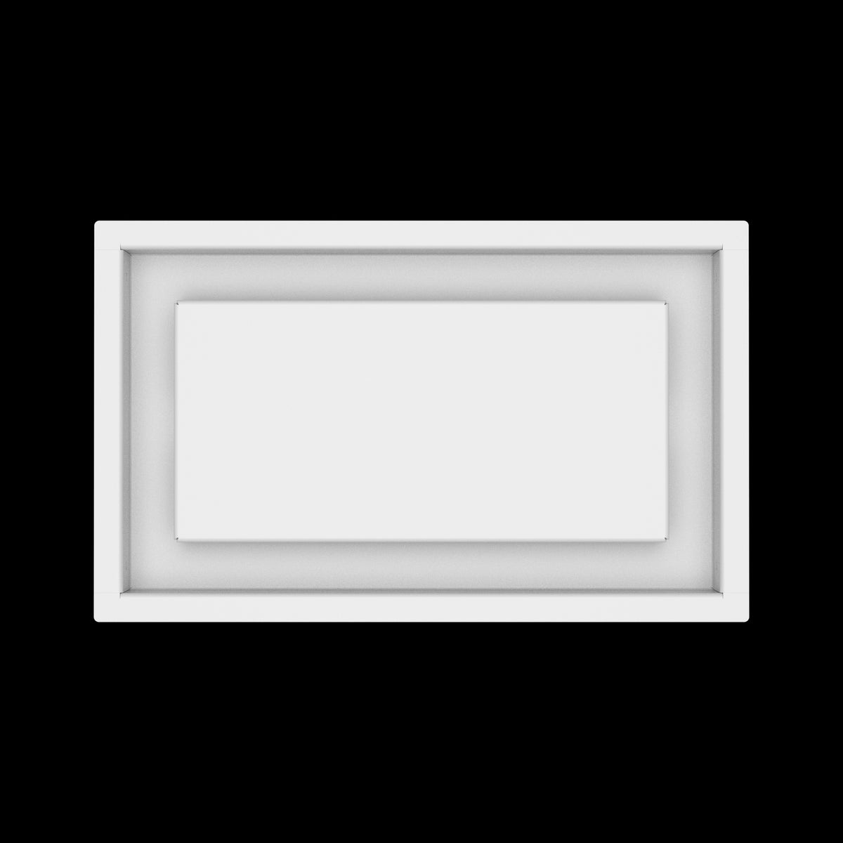7x12 ceiling vent cover, top view