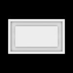 7x12 ceiling vent cover, top view