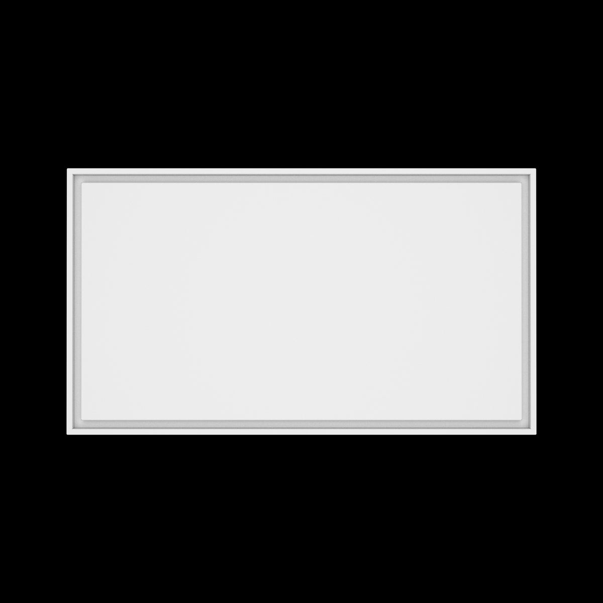 24x43 wall vent cover, top view