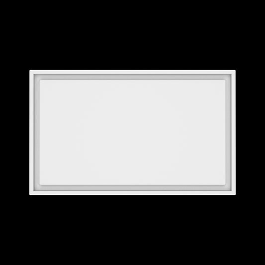 16x27 wall vent cover, top view