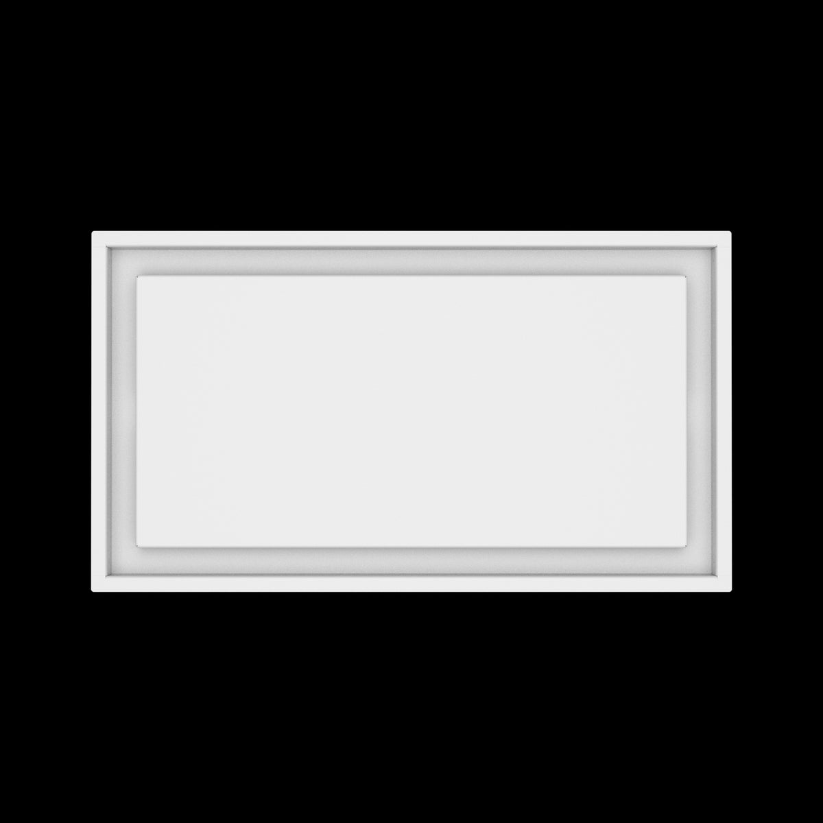 12x22 ceiling vent cover, top view