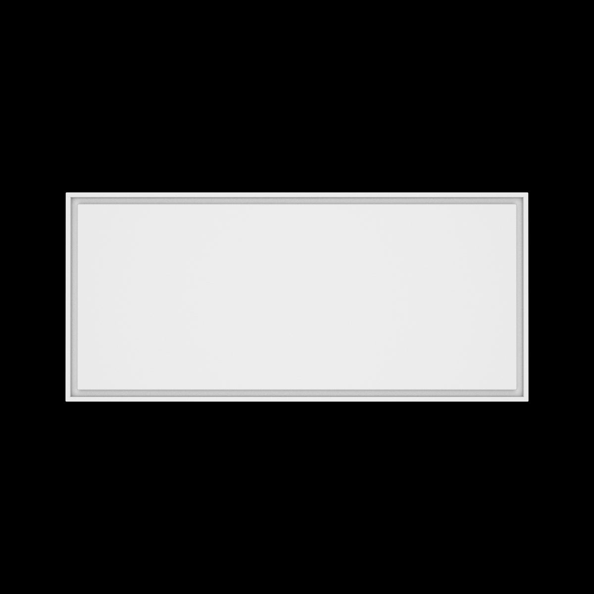 23x52 wall vent cover, top view
